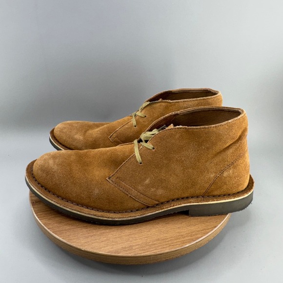 American Eagle Desert Chukka Boots Mens 10 Tan Suede‎ Crepe Sole Casual Indie